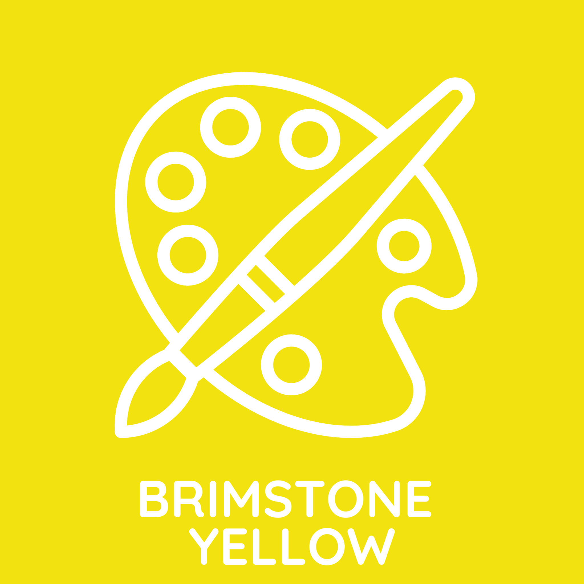 Permanent Adhesive Vinyl - 12 x 12 sheet - Brimstone Yellow