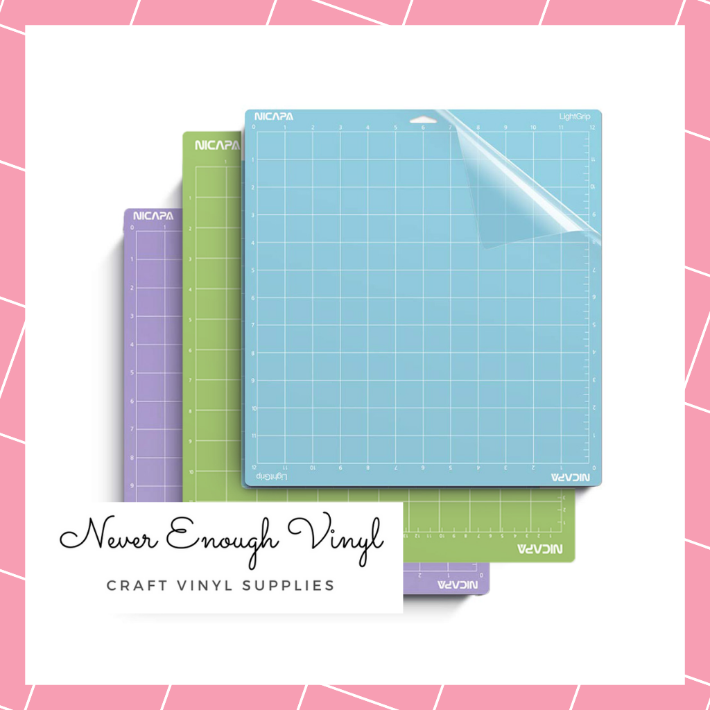 NICAPA Cutting Mats Variety - 12x12 (3Pc) - For Cricut Machines