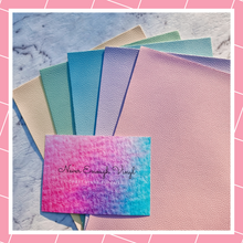 Load image into Gallery viewer, Pastel Leatherette Litchi Sheets (A4 Sheet)
