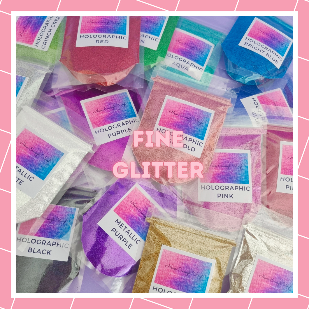 Fine Glitter - 50g or 100g Bags